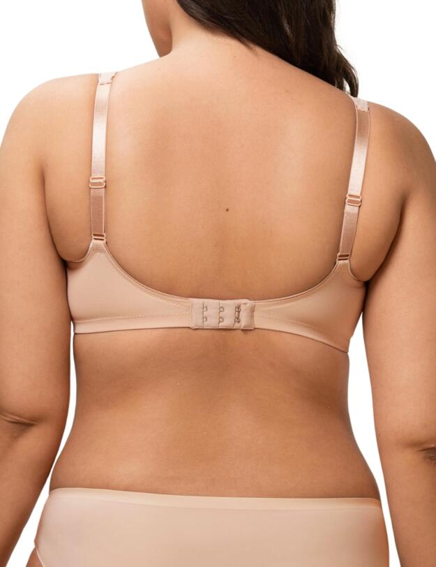 Triumph Modern Soft + Cotton Padded Bra Neutral Beige
