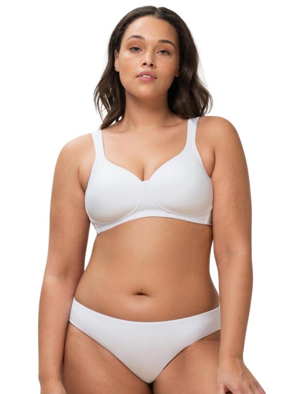 Triumph Modern Soft + Cotton Padded Bra White