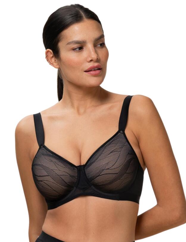 Triumph Airy Sensation W01 Minimiser Bra Black