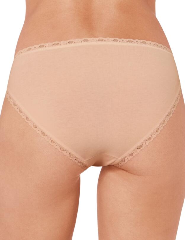 Sloggi 24/7 Cotton Lace Tai Brief 3 Pack Brush