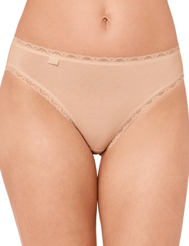 Sloggi 24/7 Cotton Lace Tai Brief 3 Pack Brush