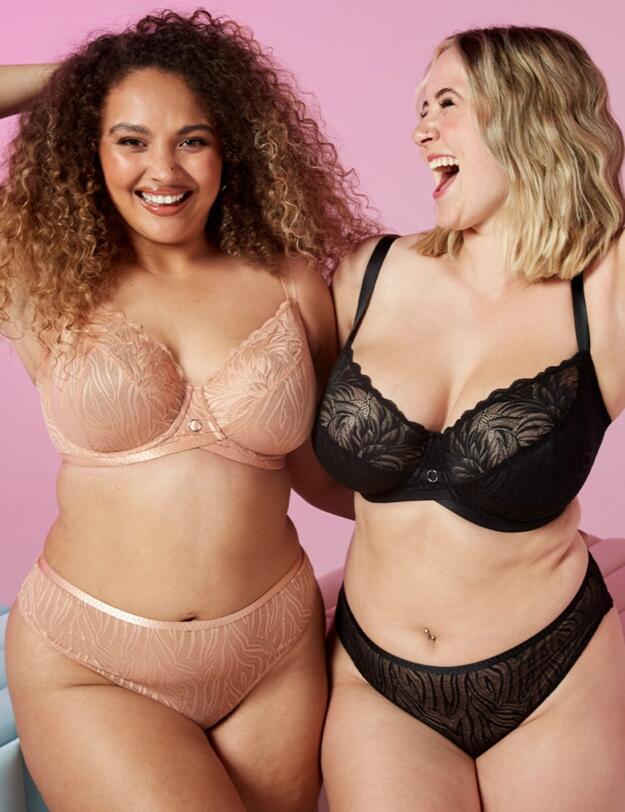 Curvy Kate Lace Daze Balcony Bra Black