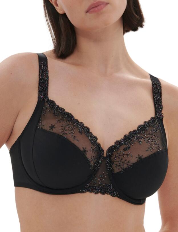 Simone Perele Delice Full Cup Support Bra Gem Black