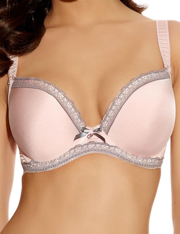 1471 Freya Deco Charm Moulded Plunge Bra  - 1471 Ballet Pink