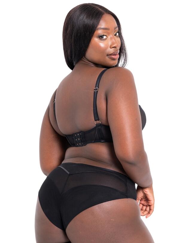 Scantilly by Curvy Kate Senses High Waist Brief Black