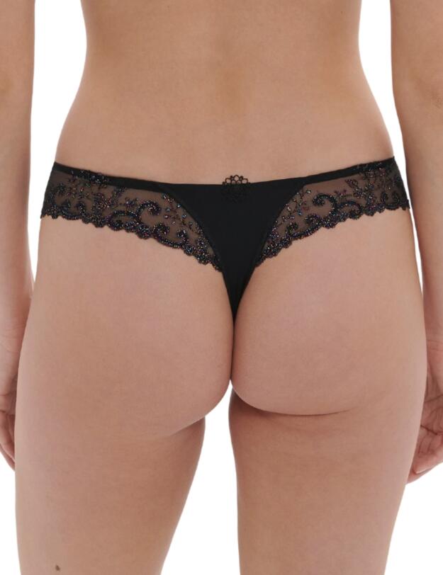 Simone Perele Delice Thong Gem Black