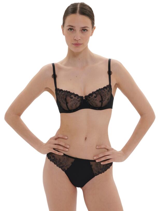 Simone Perele Delice Thong Gem Black