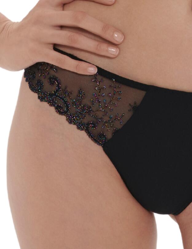 Simone Perele Delice Thong Gem Black