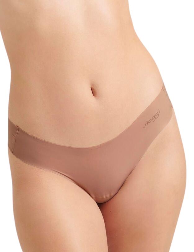 Sloggi Zero Microfibre Thong Cameo Brown