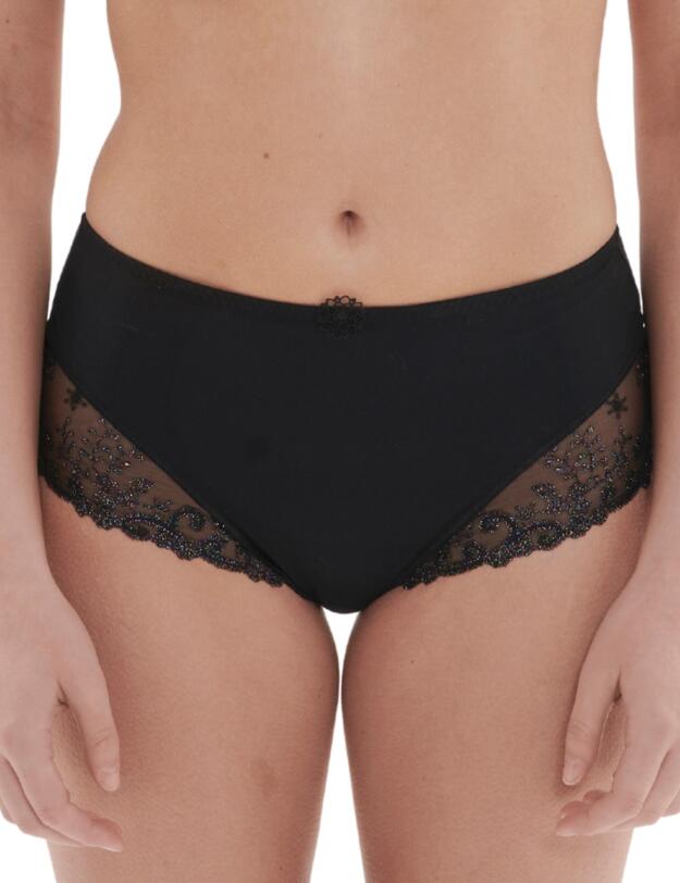 Simone Perele Delice High Waist Brief Gem Black