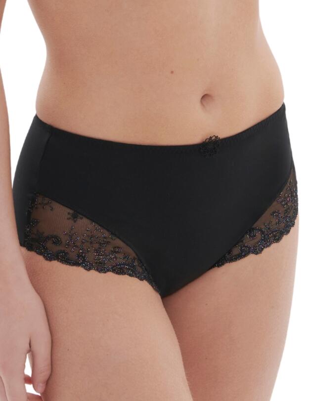 Simone Perele Delice High Waist Brief Gem Black