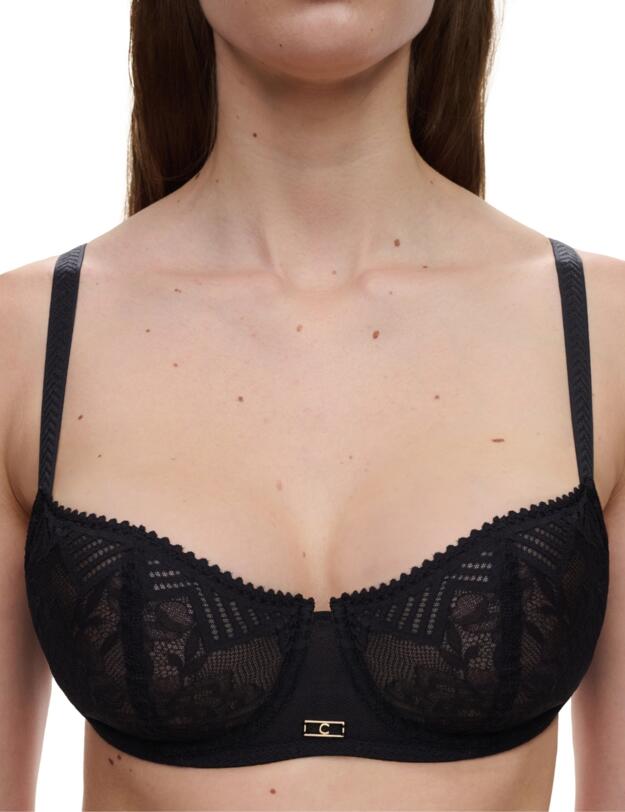 Chantelle Origins Half Cup Bra Black