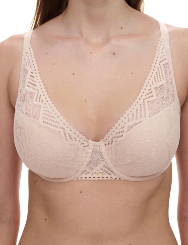 Chantelle Origins Plunge Spacer Bra Golden Beige