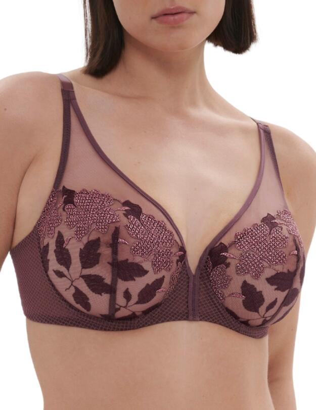 Simone Perele Dahlia Plunge Bra Byzantine