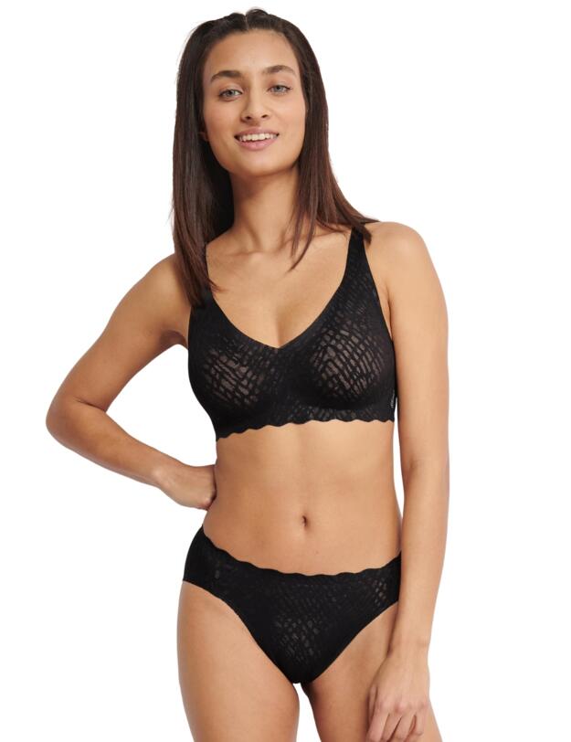 Sloggi Zero Feel Bliss Soft Bra Black