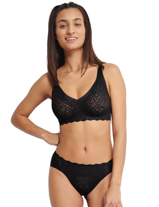 Sloggi Zero Feel Bliss High Leg Brief Black