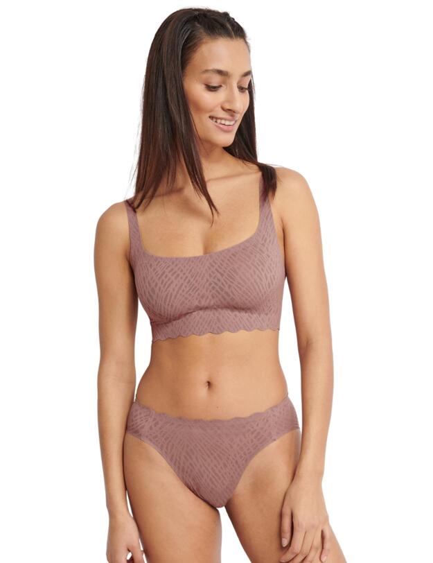 Sloggi Zero Feel Bliss High Leg Brief Cacao