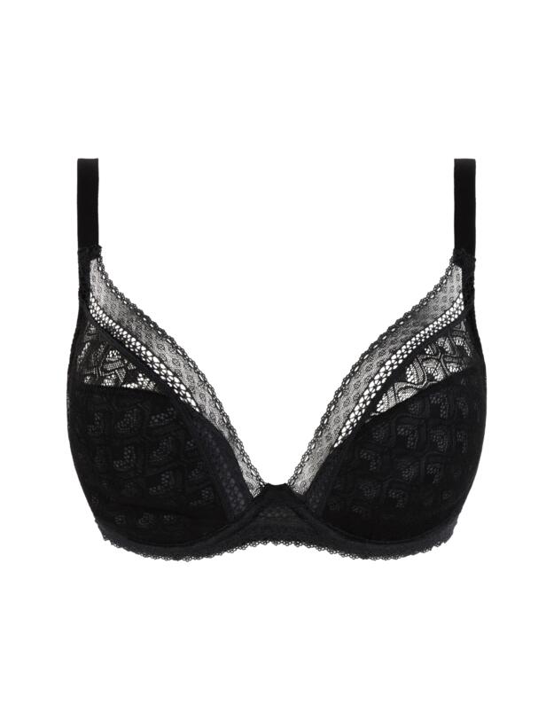 Chantelle Ace Plunge T-Shirt Bra Black