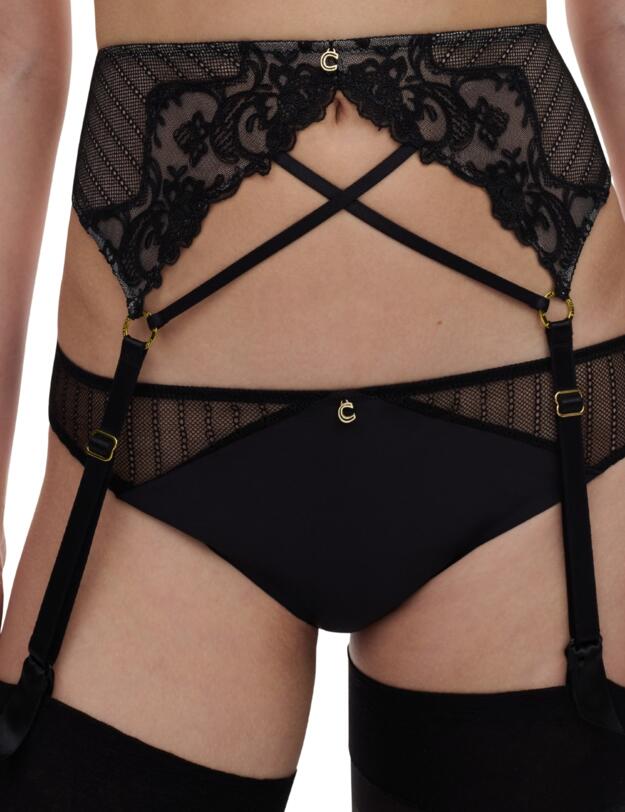 Chantelle Cabaret Suspender Belt Black