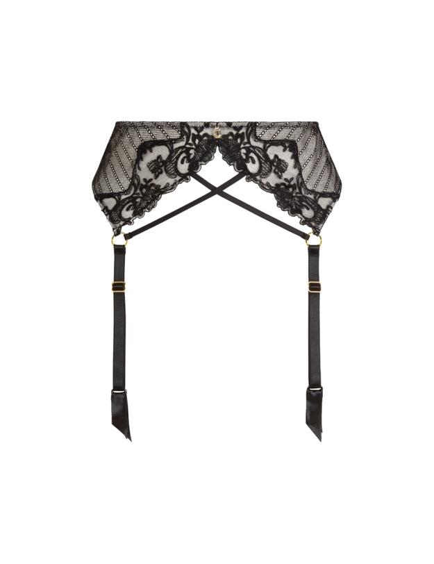 Chantelle Cabaret Suspender Belt Black
