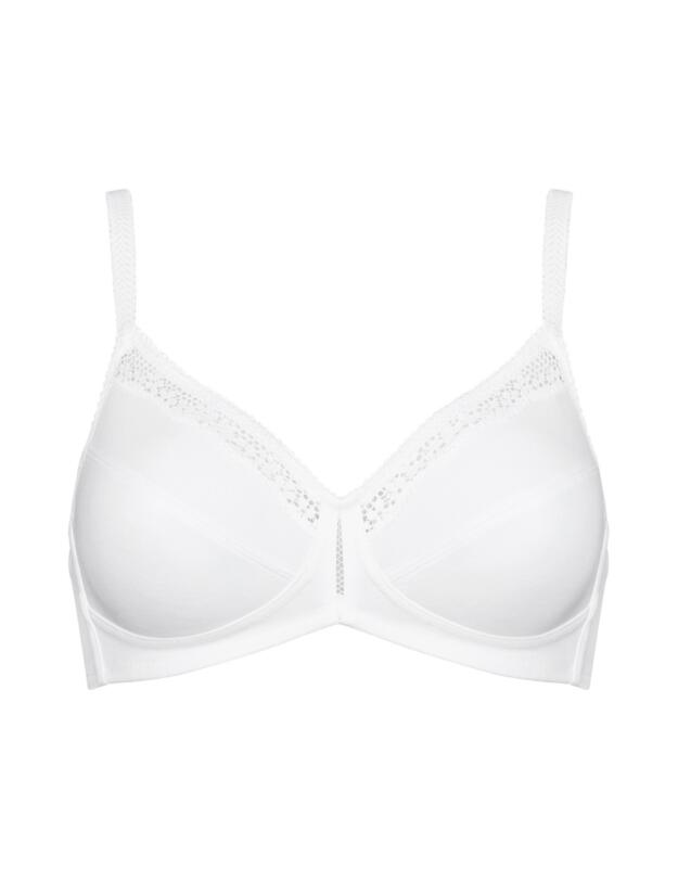 Triumph Cotton Beauty Non-Wired Bra White 
