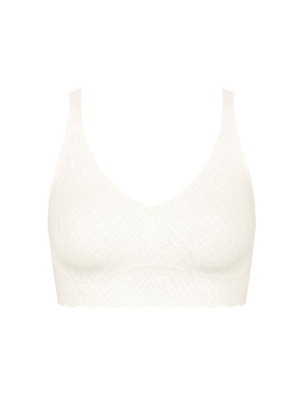 Sloggi Zero Feel Bliss Bralette Silk White 