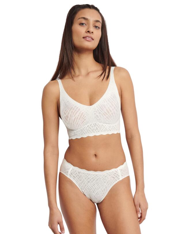 Sloggi Zero Feel Bliss Bralette Silk White 