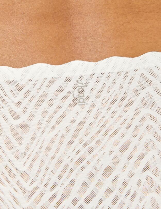 Sloggi Zero Feel Bliss High Leg Brief Silk White 