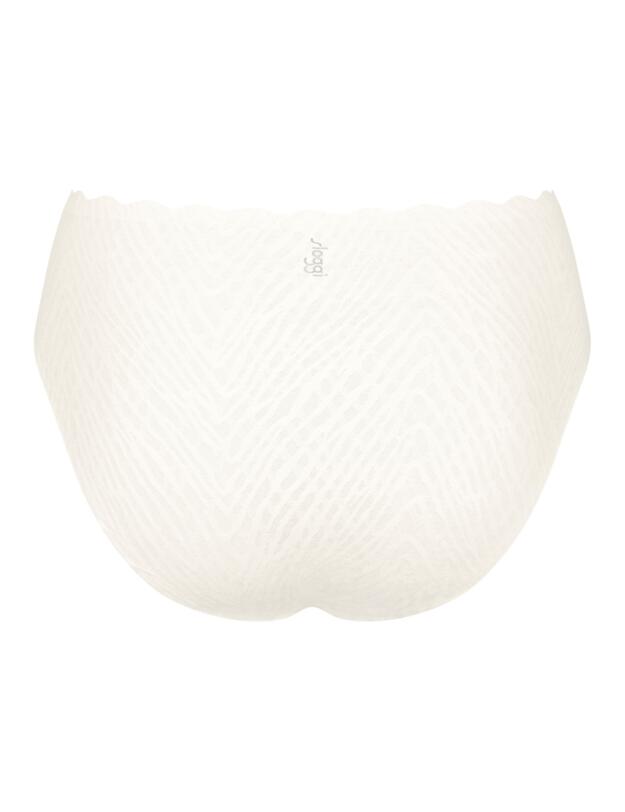 Sloggi Zero Feel Bliss High Leg Brief Silk White 