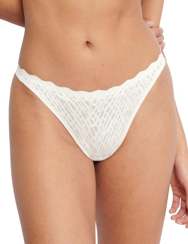 Sloggi Zero Feel Bliss Thong Silk White 