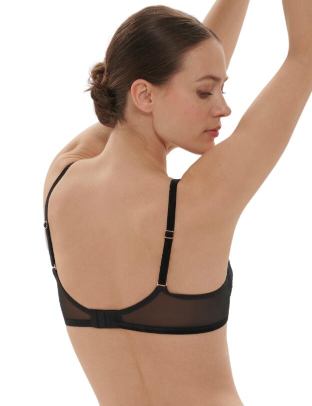 Simone Perele Scenario Plunging Underwired Bra Black
