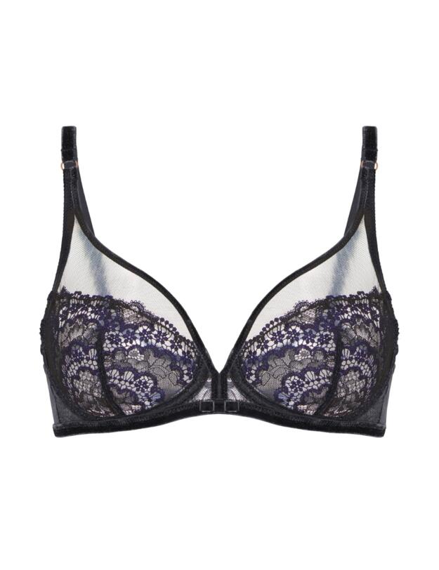 Simone Perele Scenario Plunging Underwired Bra Black