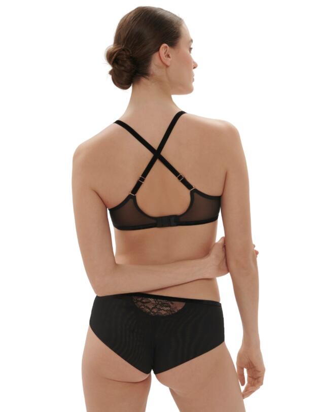 Simone Perele Scenario Plunging Underwired Bra Black