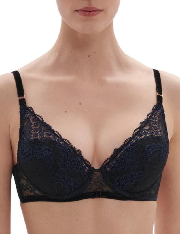 Simone Perele Scenario Push Up Bra Black