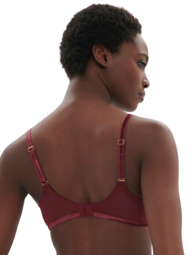 Simone Perele Scenario Plunging Underwired Bra Spinel Red