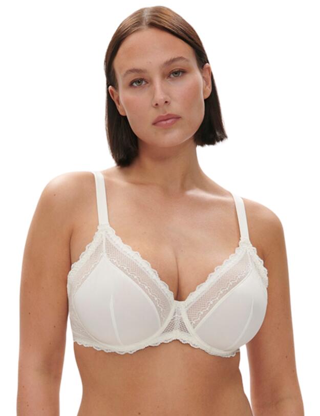 Simone Perele Destinee Plunging Underwired Bra Natural 