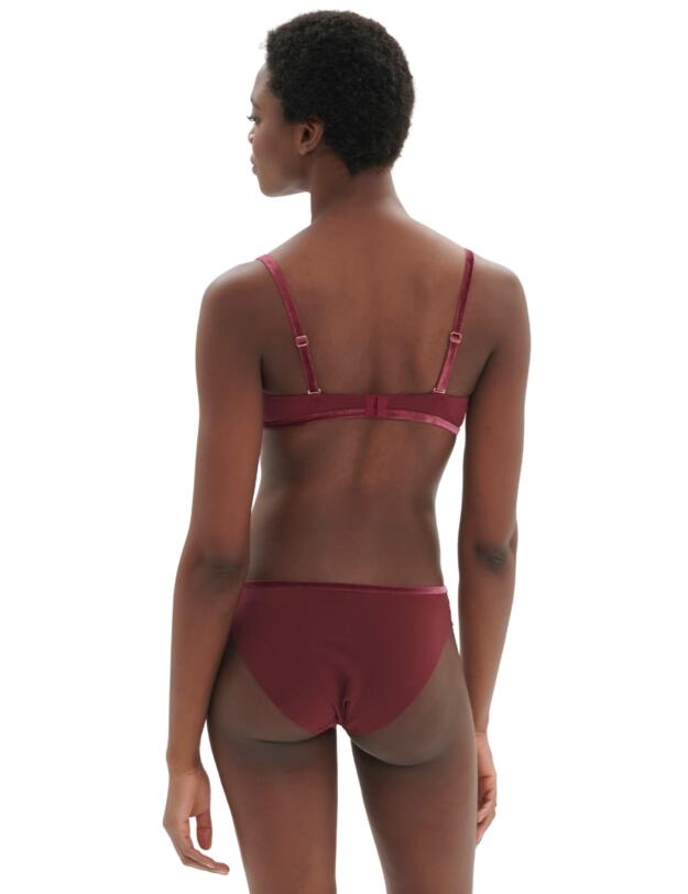Simone Perele Scenario Half Cup Bra Spinel Red