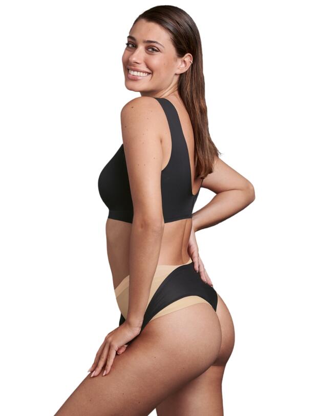 Anita Essential High Waist Thong Black
