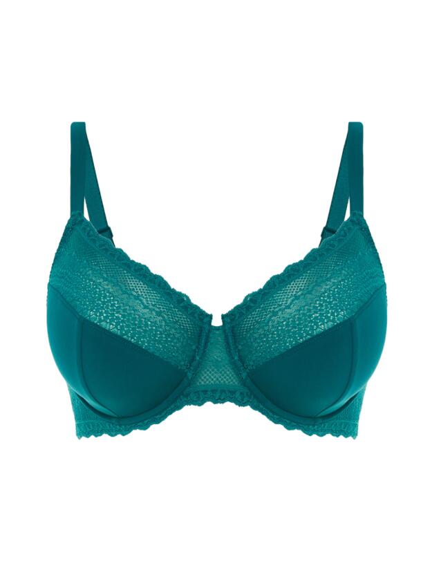 Simone Perele Destinee Full Cup Support Bra Pavo Blue