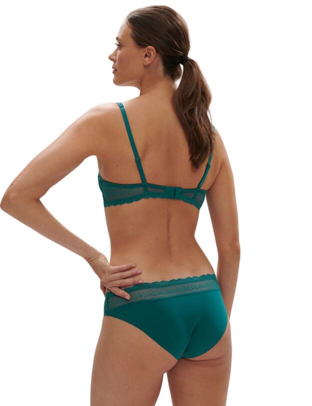 Simone Perele Destinee Half Cup Bra Pavo Blue 