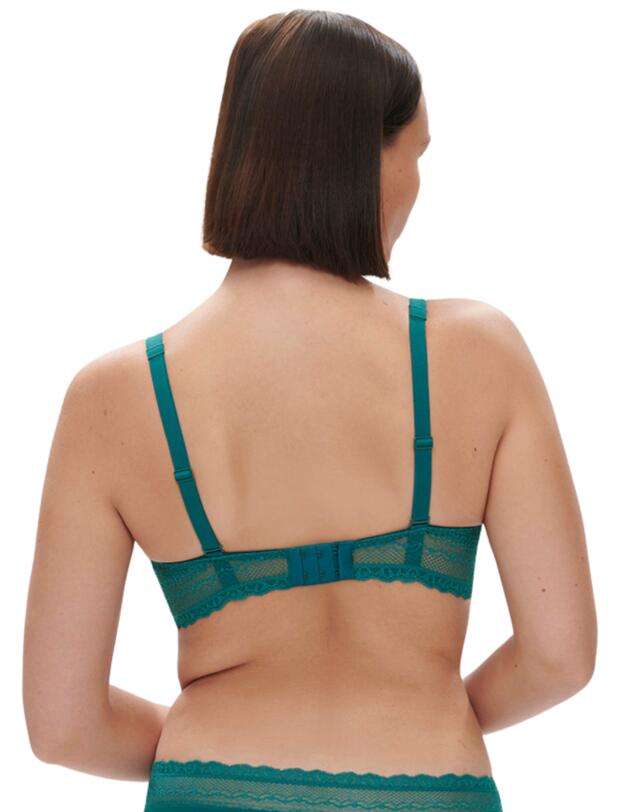 Simone Perele Destinee Half Cup Bra Pavo Blue 