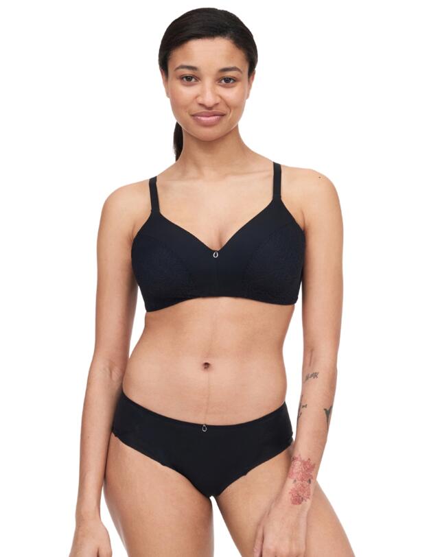 Chantelle Cloudia Wireless T-Shirt Bra Black