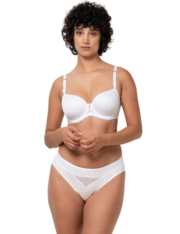 Triumph Azalea Florale Wired Padded Bra White