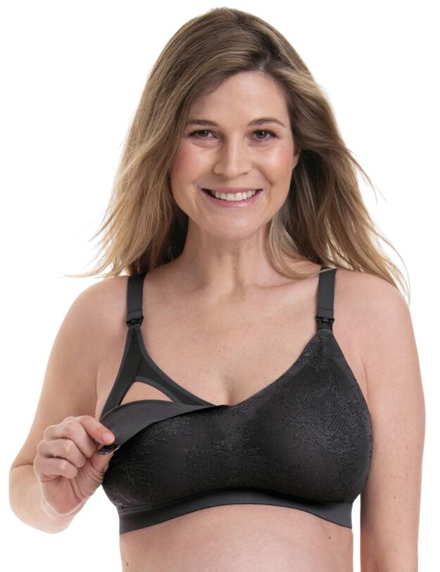 Anita Maternity Essential Lace Nursing Bra Anthracite