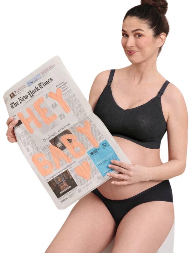 Anita Maternity Essential Lace Nursing Bra Anthracite