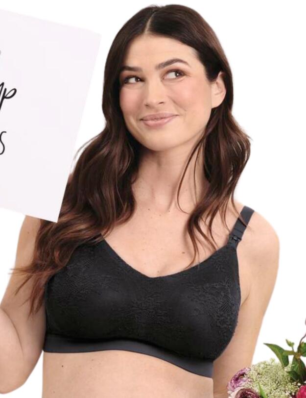 Anita Maternity Essential Lace Nursing Bra Anthracite
