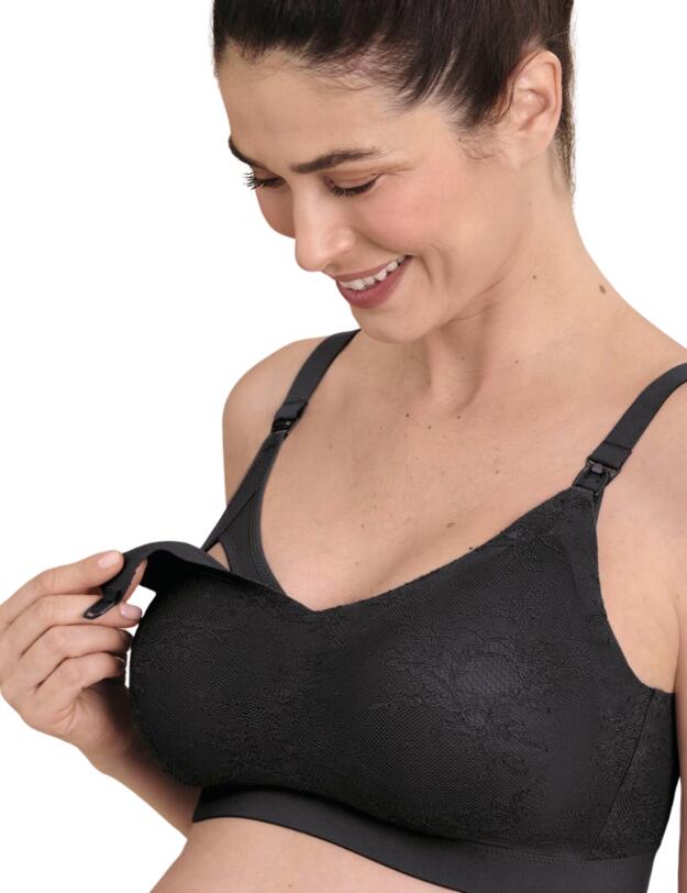 Anita Maternity Essential Lace Nursing Bra Anthracite