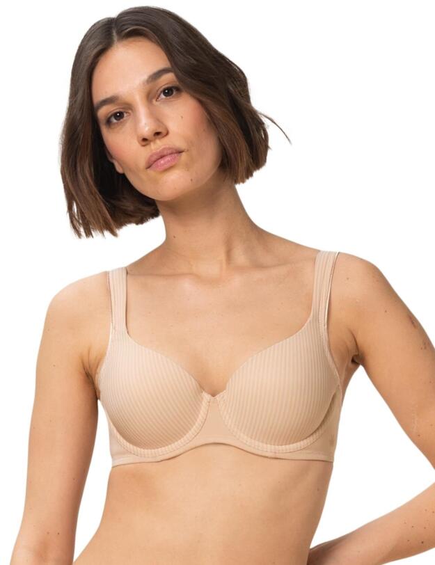 Triumph Modern Soft + Cotton Wired Padded Neutral Beige