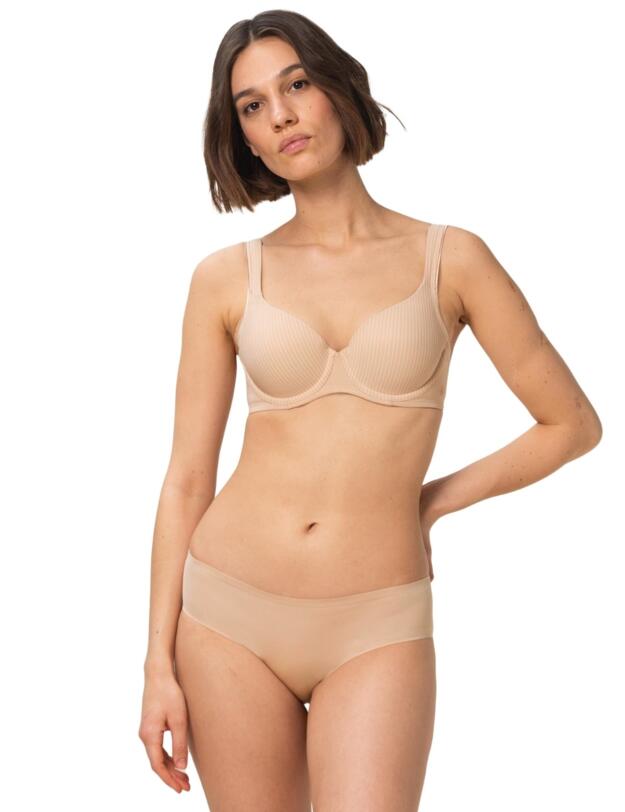Triumph Modern Soft + Cotton Wired Padded Neutral Beige