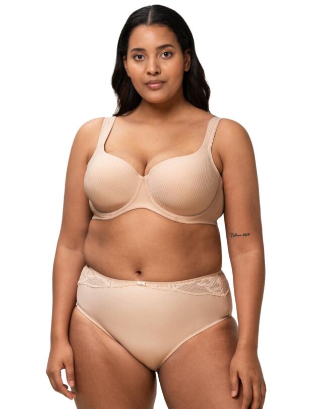 Triumph Modern Soft + Cotton Wired Padded Neutral Beige